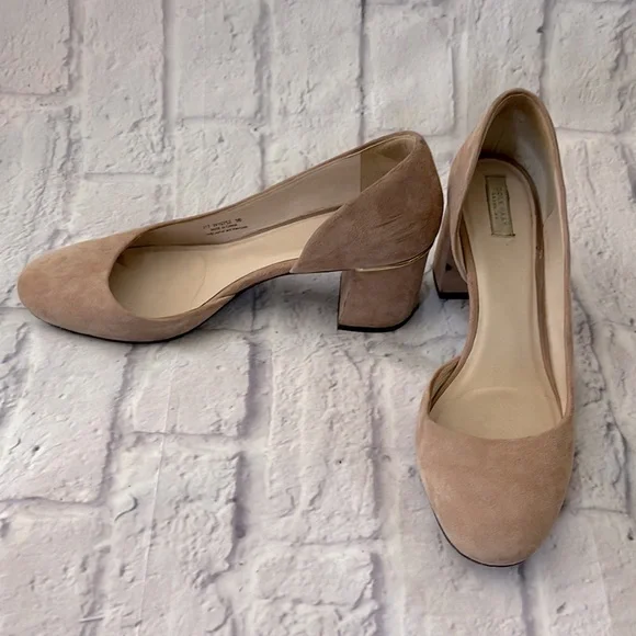 🔵Cole Haan Tan Suede Heels Elegant Design - Picture 8 of 16